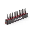 Tamper Hex Bit Set With Rail, 12-PIECE (5/64-5/32 In. 2-4 Mm, 0.8 Sim Ej New. Price: $7.44.