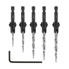 Seonfook 5PCS Countersink Drill Bit Set 1/4" Hex Shank Quick Change New. Price: $18.98.