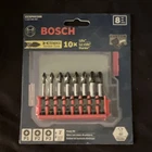 Bosch CCSPHV208 8-PIECE Phillips Power Bit Set P1 P2 P3 2" W/ Clip New. Price: $9.75.