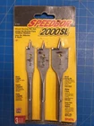 Irwin Speedbor 2000SL Boring Set 3 Piece Spade Drill Woodworking Used. Price: $7.28.