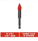 Diablo Hard Tile &stone Carbide Tipped Hex Power Tool Drill Bit 1/2" DMANSP1060 New. Price: $21.00.