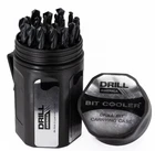 Drill America 29 Piece High Speed Steel Bit Set In Round Case (1/16 - 1/2 New. Price: $70.28.