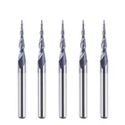 Spetool 5PCS Tapered Ball Nose Carving End Mill 1/8 Inch Shank 0.25MM Radius (0. New. Price: $62.11.