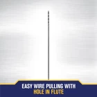 Irwin 1890708 5/16" X 18" Power Drill Woodboring Installer Bit Wire Pulling New. Price: $11.99.