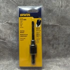 Irwin 9/16-1-3/16 In. (373001) Bi-metal Hole Saw Arbor New. Price: $13.95.