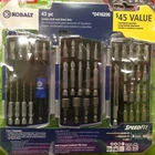 Kobalt Combo Drill & Drive Set (43-PC) # 0416206 Hex Shank Speed Fit Mod 90645 New. Price: $26.00.