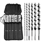 Nicavkit 6PCS 12-INCH Long Auger Drill 1/4", 3/8", 1/2", 5/8", 3/4" And 7/8" New. Price: $40.17.