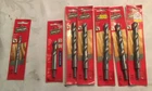Lot Of 18 Vermont American 3/8", 1/2", 1/4" Wood Metal Drill Bits 10224, 10432 New. Price: $50.00.