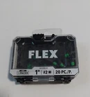 Flex Impacks 20 Piece 1" #2 Square Drive Bits SQ2 1/4" Hex Shank New. Price: $10.99.