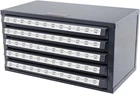 Drill Bit Dispenser Cabinet 5 Drawer 60 Compartment Moisture Resistant Organizer New. Price: $93.95.
