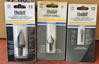 New Irwin Unibit Step Drill #'s 13, 12, Made Usa! + Free Gift!!. Price: $42.96.