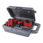 Morse MHS100 Hole Saw Kit, Sizes 3/4" To 2-1/2" New. Price: $109.00.