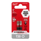 Milwaukee 48-32-4437 Shockwave 1 In. T30 Impact Bit 2PK New. Price: $12.99.