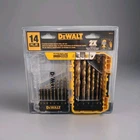 Dewalt 14 Piece Titanium Nitride Jobber Length Twist Drill Bit Set - DW1341 New. Price: $19.95.