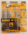 Dewalt Maxfit 36 Piece Set Steel Driving Impact Bit Right Angle Adapter New. Price: $28.88.