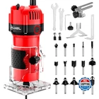 Silvel 800W Wood Router Handheld 1.25HP 30000RPM Edge Trimmer 15-PIECE Bit Set New. Price: $65.19.
