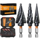 3PCS Unibit Step Drill Set (1/4"-7/8"), M35 Cobalt, Tialn Coated For Superio New. Price: $76.77.