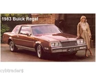 1983 Buick Regal Auto Refrigerator / Tool Box Magnet New. Price: $8.00.