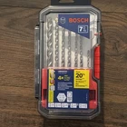 Bosch LBHXS7U 7PC. Hammer Drill Bit Set Concrete Masonry New Unopened. Price: $22.00.