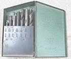 Vintage Hanson Drill Index Case 1/16 To 1/2" By 1/32 Made Usa Set Metal Box Used. Price: $34.50.