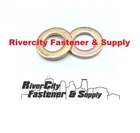 (10) Narrow / Small Flat Washers Yellow Zinc Steel New. Price: $9.99.