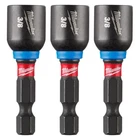 Milwaukee 49-66-4525 3/8 In. X 1-7/8 Magnetic Nut Driver 3PK New. Price: $18.05.