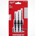 Milwaukee 48-13-5003, #6/#8/#10 Countersink Drill Bit Set For Clean Wood New. Price: $21.70.