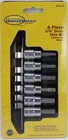 Northern Industrial Tool 6PC 3/8 Drive Hex Bit Metric Socket Set New. Price: $15.00.
