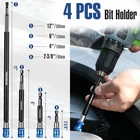 Workpro 4PC Magnetic Drill Bit Extension Set 1/4" Hex Screwdriver Holder New. Price: $18.99.