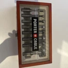 Porter Cable Forstner Bit Set W/ Wooden Box (8 Piece) (MVP031683) Used. Price: $35.00.