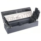 Chicago-latrobe Jobber Length Drill Bit Set: 114 Pc, 118 Point, Black Oxide Hss New. Price: $399.99.