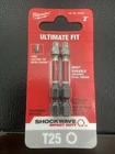 Milwaukee Tool Shockwave 2" Impact Torx T25 Power Bits (2PK) New. Price: $14.49.
