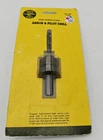 New! Nos! Klein Tools 31168 Hole Saw Arbor & Pilot Drill 7/16" Shank 1/2" Chuck. Price: $12.95.