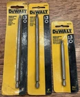 (2) Dewalt DW2263, #3 Square Recess Power Bit X 6" (1) 2233 3-1/2 New. Price: $7.99.