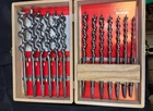Vintage Irwin Wood Auger Drill, Brace Bit Set, 13 Pc W/original Case & Manual New. Price: $143.99.