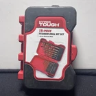 Hyper Tough 15-PIECE Titanium Drill Bit Set High Speed Steel Hss Durable Case Used. Price: $8.87.