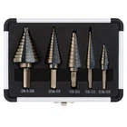 Zelcan Step Drill Bits, Hss 5PCS Titanium Set, 50 New. Price: $35.49.