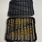 Enertwist Titanium Drill Bit Kit Set For Metal And Wood 230-PIECE Coated Hss Open. Price: $35.00.