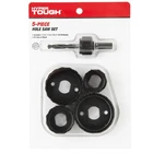 Pc Hole Saw Set 3/8" Arbor Carbon Steel Hyper Tough 3580 1-1/4 2-1/8 New. Price: $11.02.