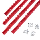 Track 36 Inch 4PK Universal Woodworking With Screws Red Anodized Finish New. Price: $51.39.