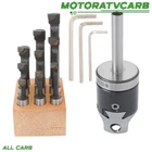 All-carb Boring Head With 1/2" Straight Shank & 9PACK C6 Bar Set New. Price: $98.74.
