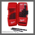 48-89-2801 Milwaukee Drill Bit Set 1/16-1/2 32NDS Thunderbolt 21PC Black Oxide New. Price: $44.99.