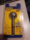 New Irwin Marples Round Shank Carbon Steel Forstner Drill Bit Tool 1966900. Price: $14.99.