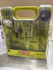 Ryobi A98601G Piece Drill Bit Set Missing Few And Some Has Surface Rust Used. Price: $20.00.