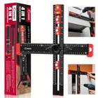 Saker 4-IN-1 Drilling Positioning Ruler, Adjustable 13.78IN Black New. Price: $60.36.