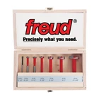 Freud FC-107: Seven Piece Carbide Forstner Drill Bit Set (1/4" To 1-3/8" Dia.) New. Price: $233.99.