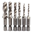 6PCS 1/4" M3-M10 Screw Drill Bits Hss Taps Countersink Deburr Set New. Price: $10.99.