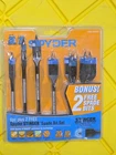 Spyder Stinger Wood Spade Bit Set 8 Pc 11036-2BONUS New Opened Pkg. Price: $9.05.