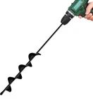 Longrun Auger Drill Bit 2.4" For Planting, Garden Spiral Hole Open. Price: $15.00.