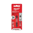 Shockwave 2" Impact Slotted 1/4" Power Bit Milwaukee Tool 48-32-4918 New. Price: $5.92.